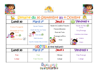 Menu du 30 09 au 4 10