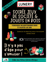 Soirée jeux 26 septembre 2025