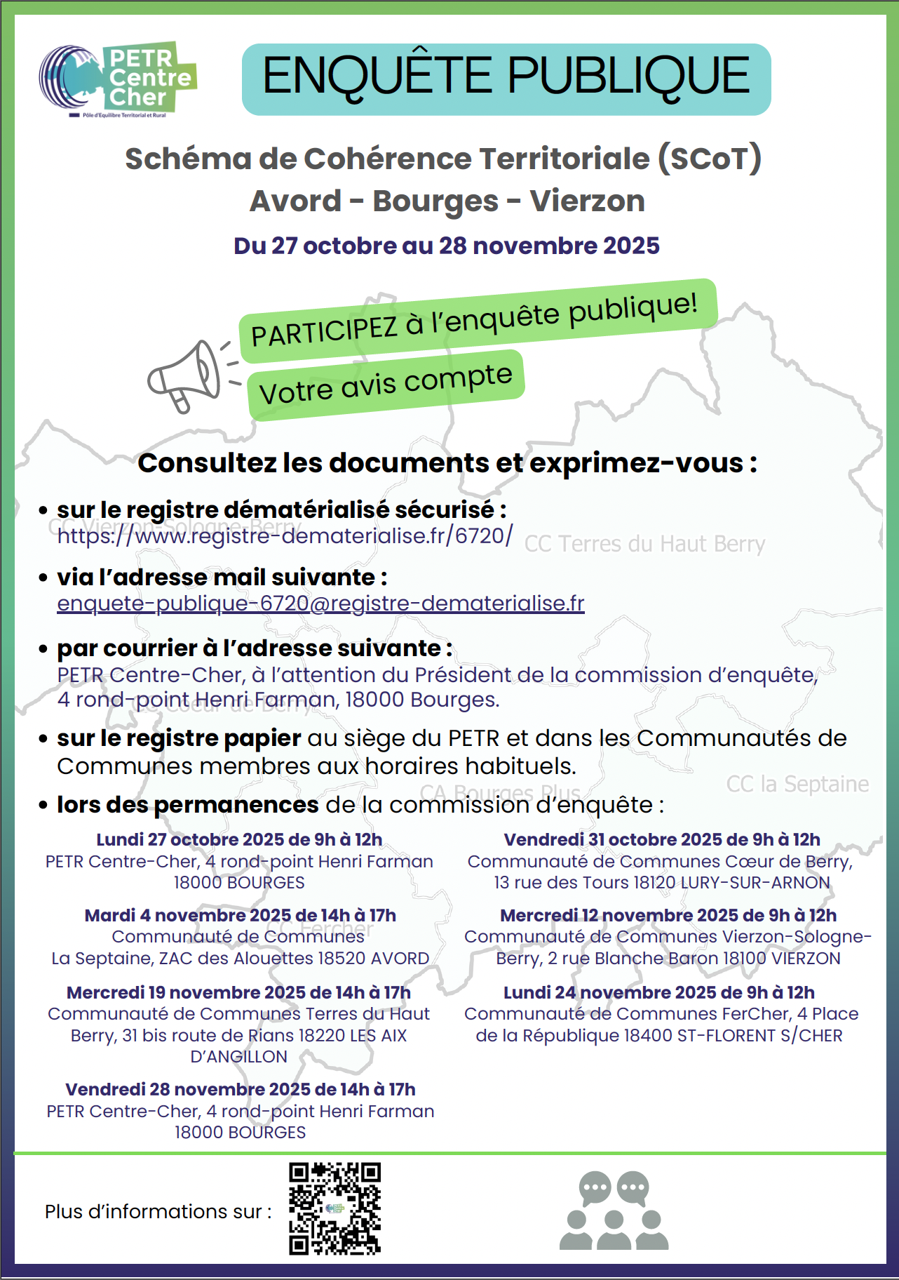 Enquête Publique SCot 2025 Enquête Publique SCot 2025