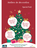 Affiche ateliers déco Noël