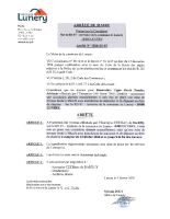 N°2026-02-02 Portant sur la circulation sur la RD87 Lunery