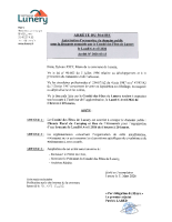 N°2026-03-13 Autorisation d’occupation du domaine public pour la brocante organisée par le Comité des Fêtes de Lunery le 6 Avril 2026