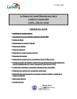 Ordre du jour du 2026 03 21