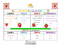 Menus du 8 au 12 juin 2026